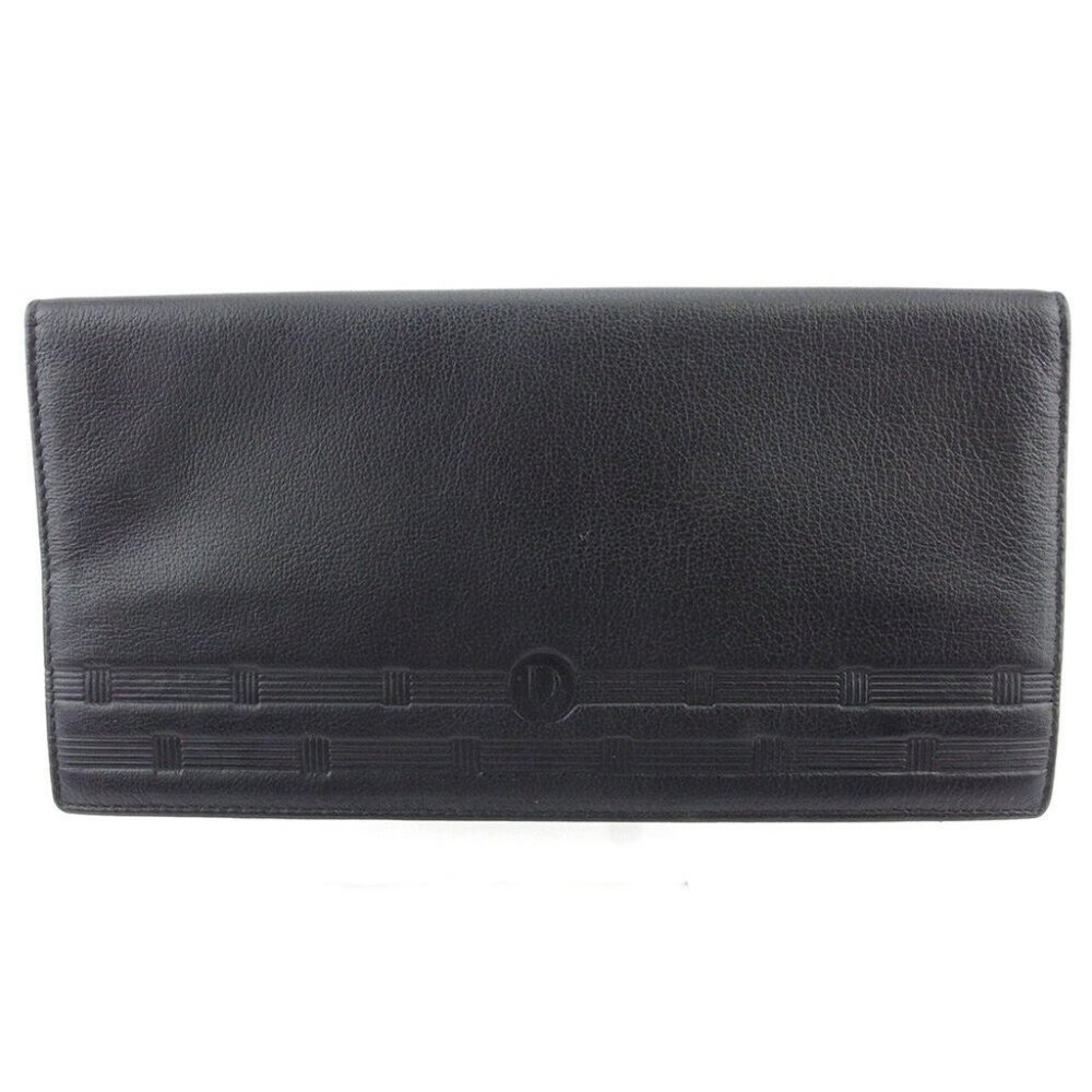 Dior Long Wallet logo leather Auth used E1624 - Picture 1 of 9